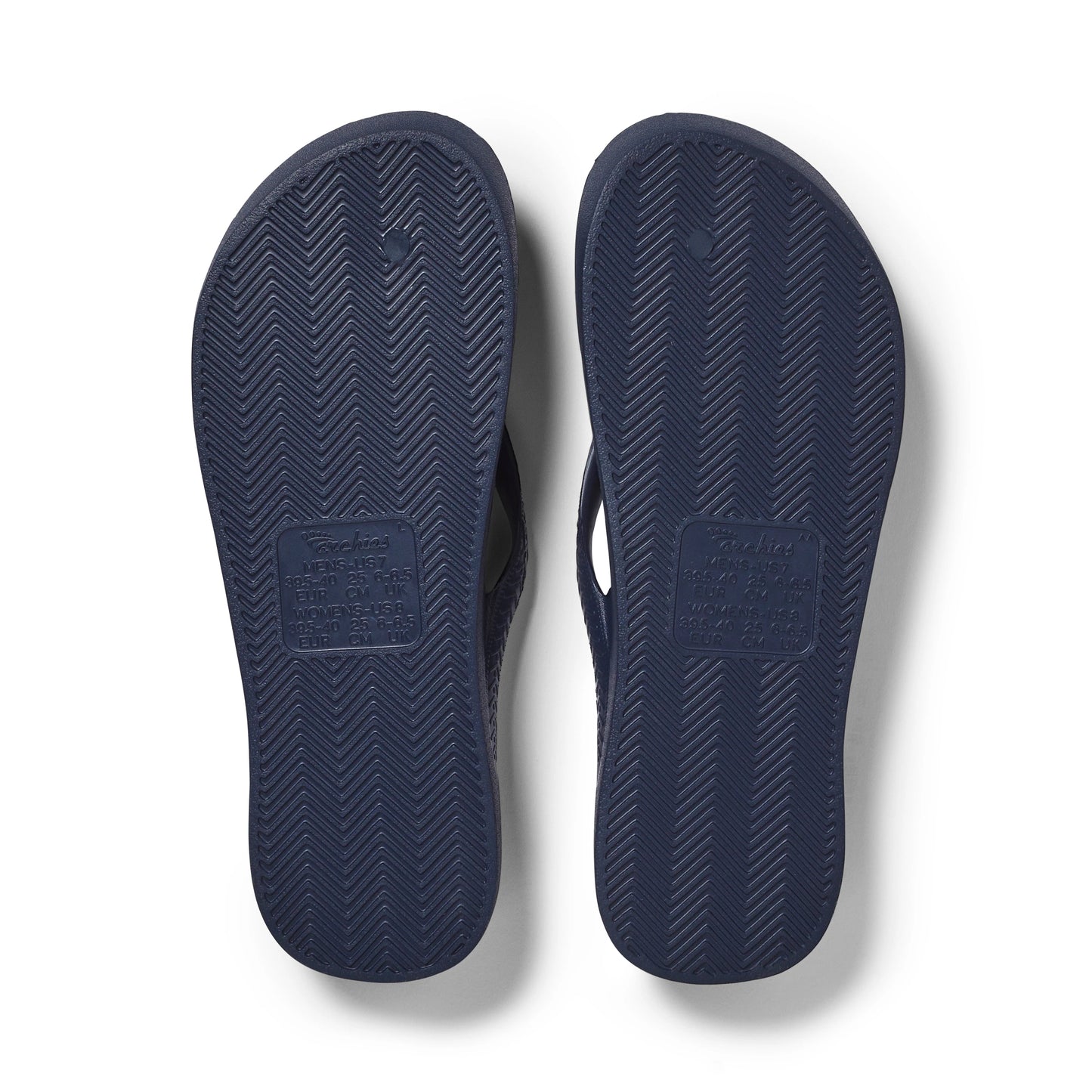 Arch Support Flip Flops – Classic – Navy