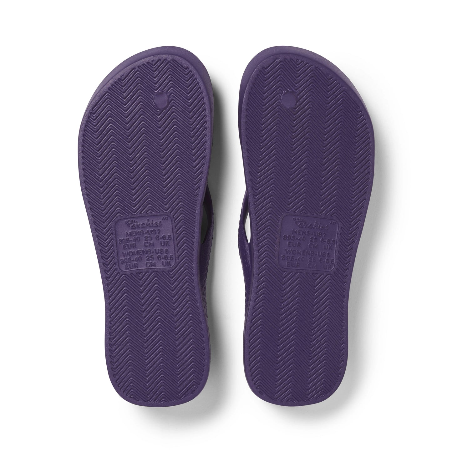 Arch Support Flip Flops – Classic – Acai Purple