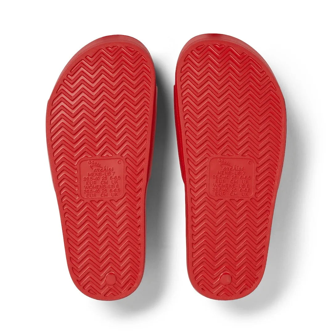 Arch Support Slides – Classic – Chili Red