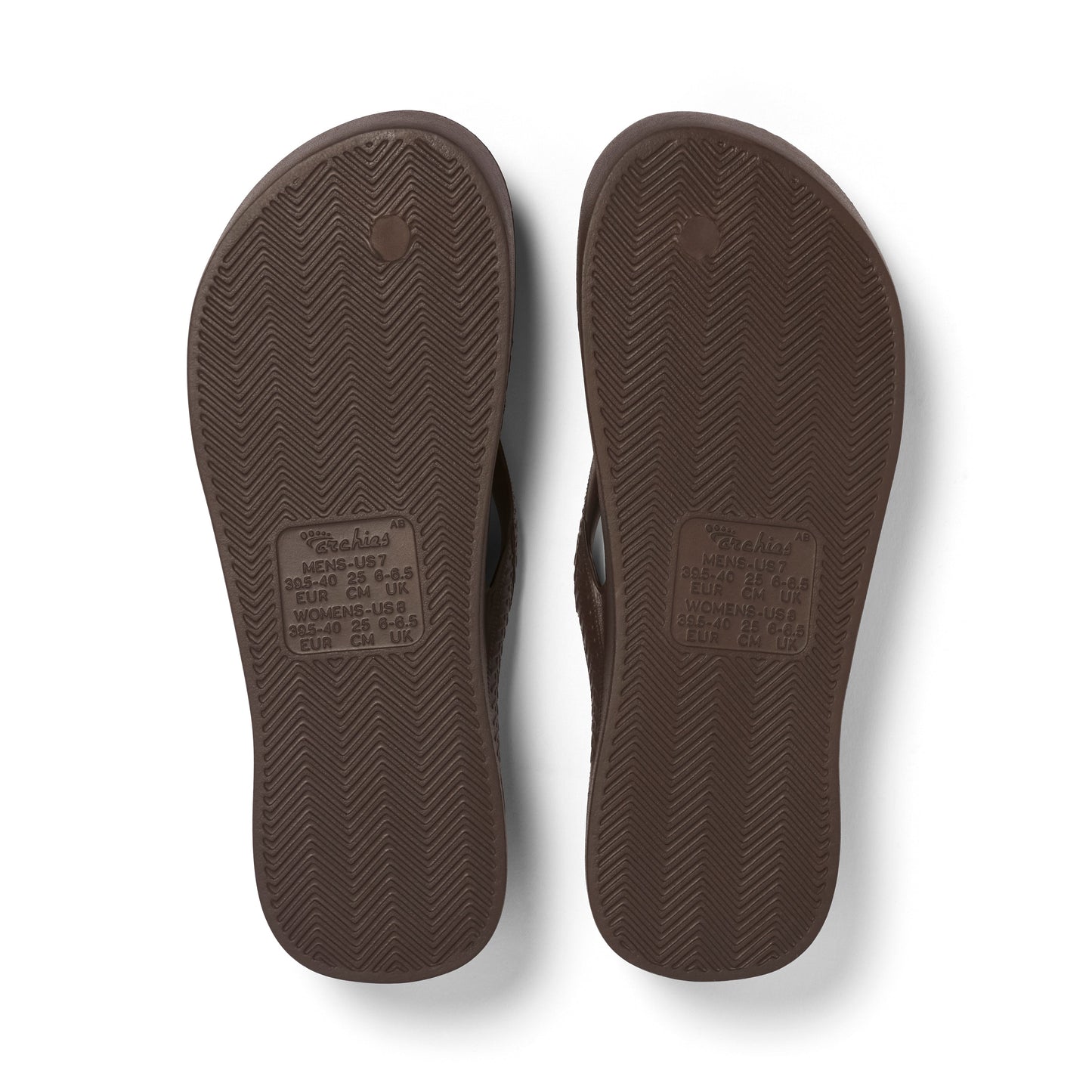 Arch Support Flip Flops – Classic – Brown