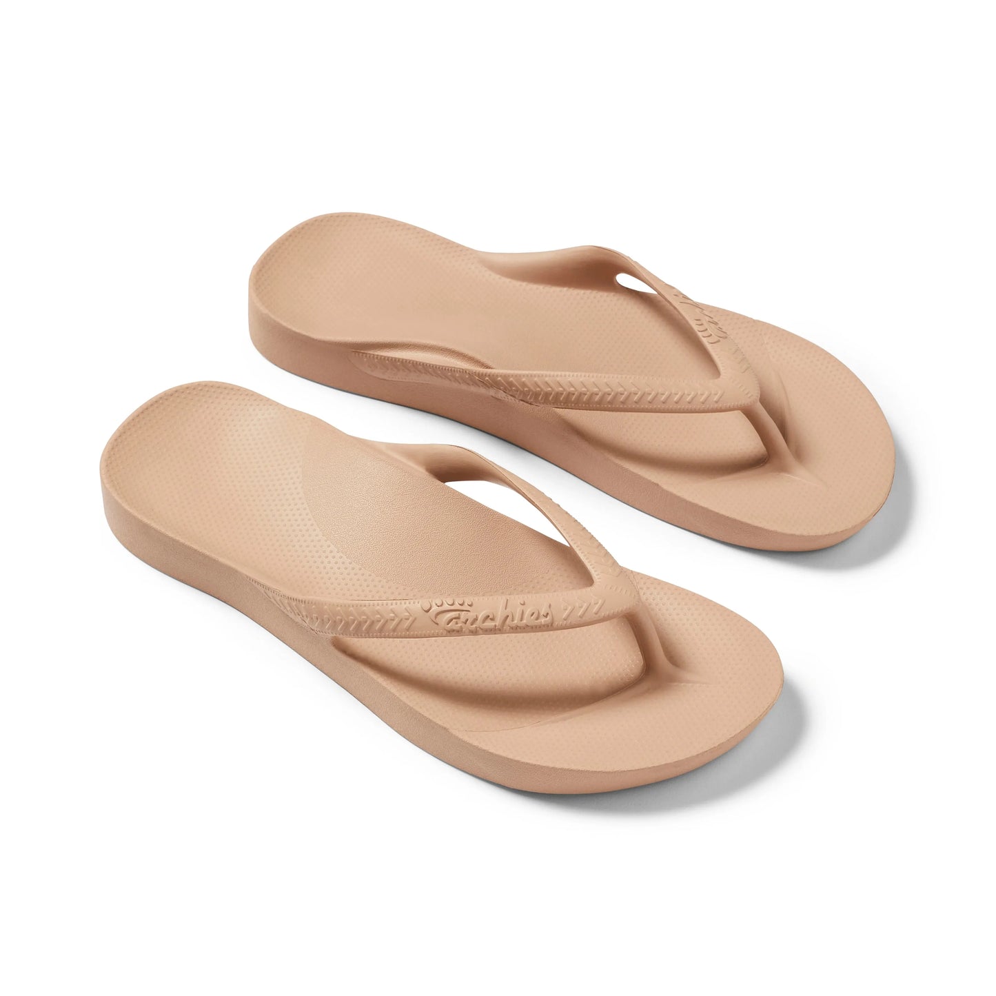 Arch Support Flip Flops – Classic – Tan