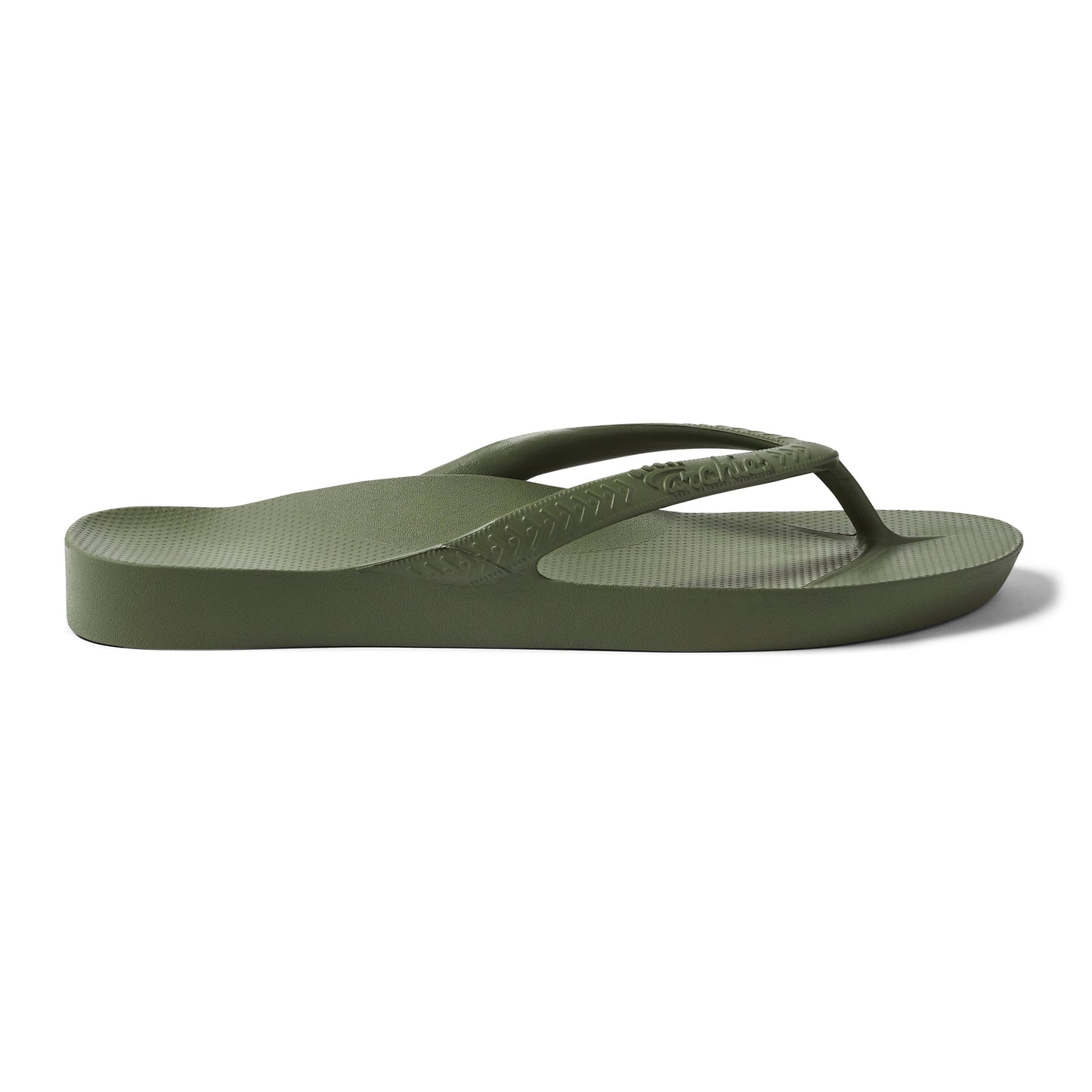 Arch Support Flip Flops – Classic – Olive