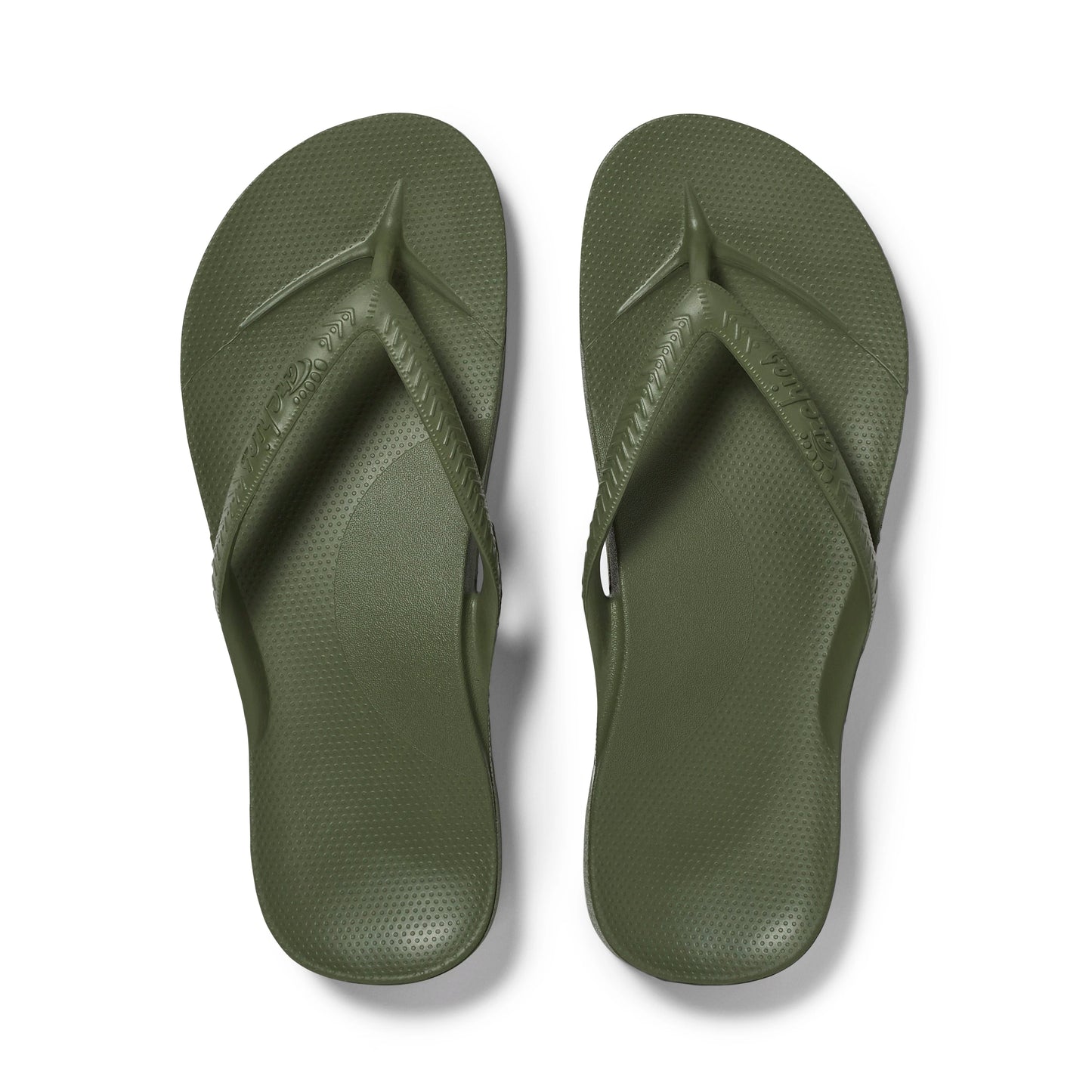Arch Support Flip Flops – Classic – Olive