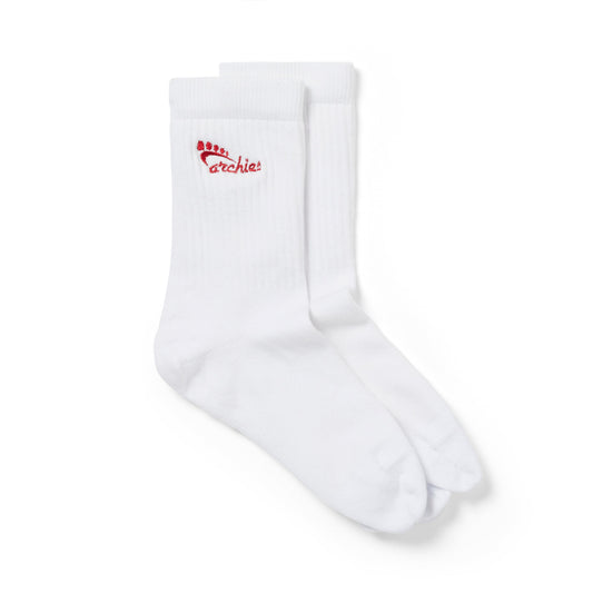 Performance Crew Socks – White