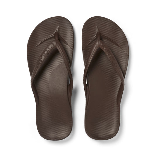 Arch Support Flip Flops – Classic – Brown