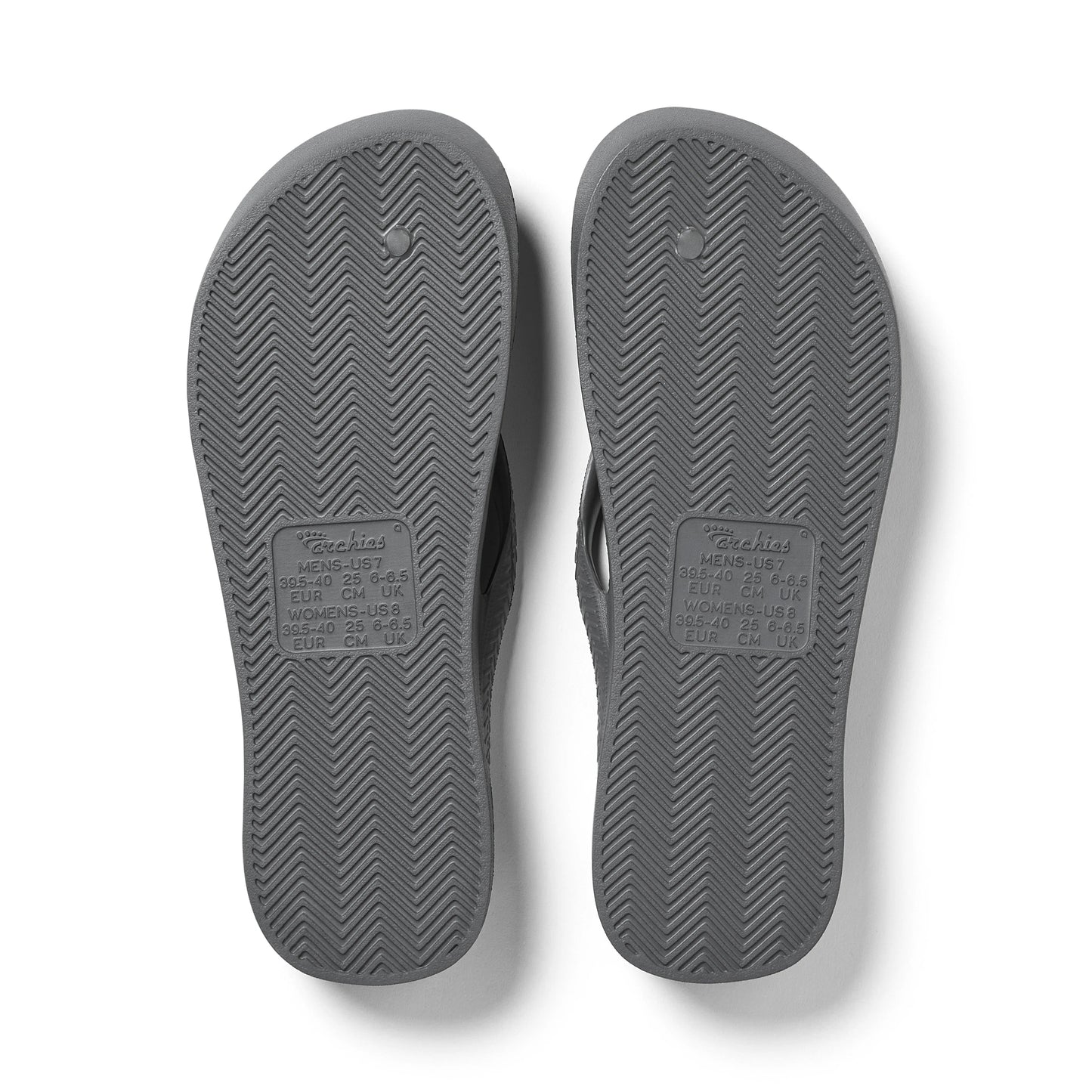 Arch Support Flip Flops – Classic – Charcoal