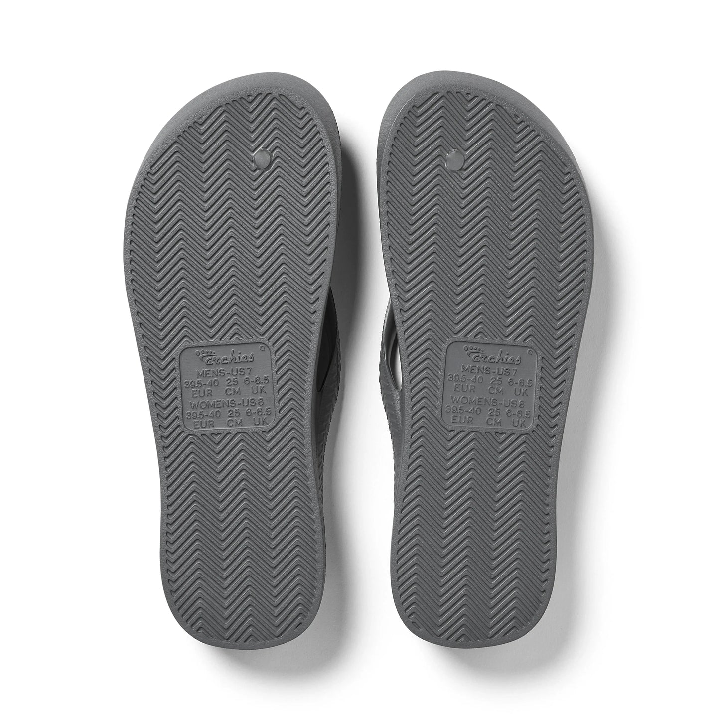 Arch Support Flip Flops – Classic – Charcoal