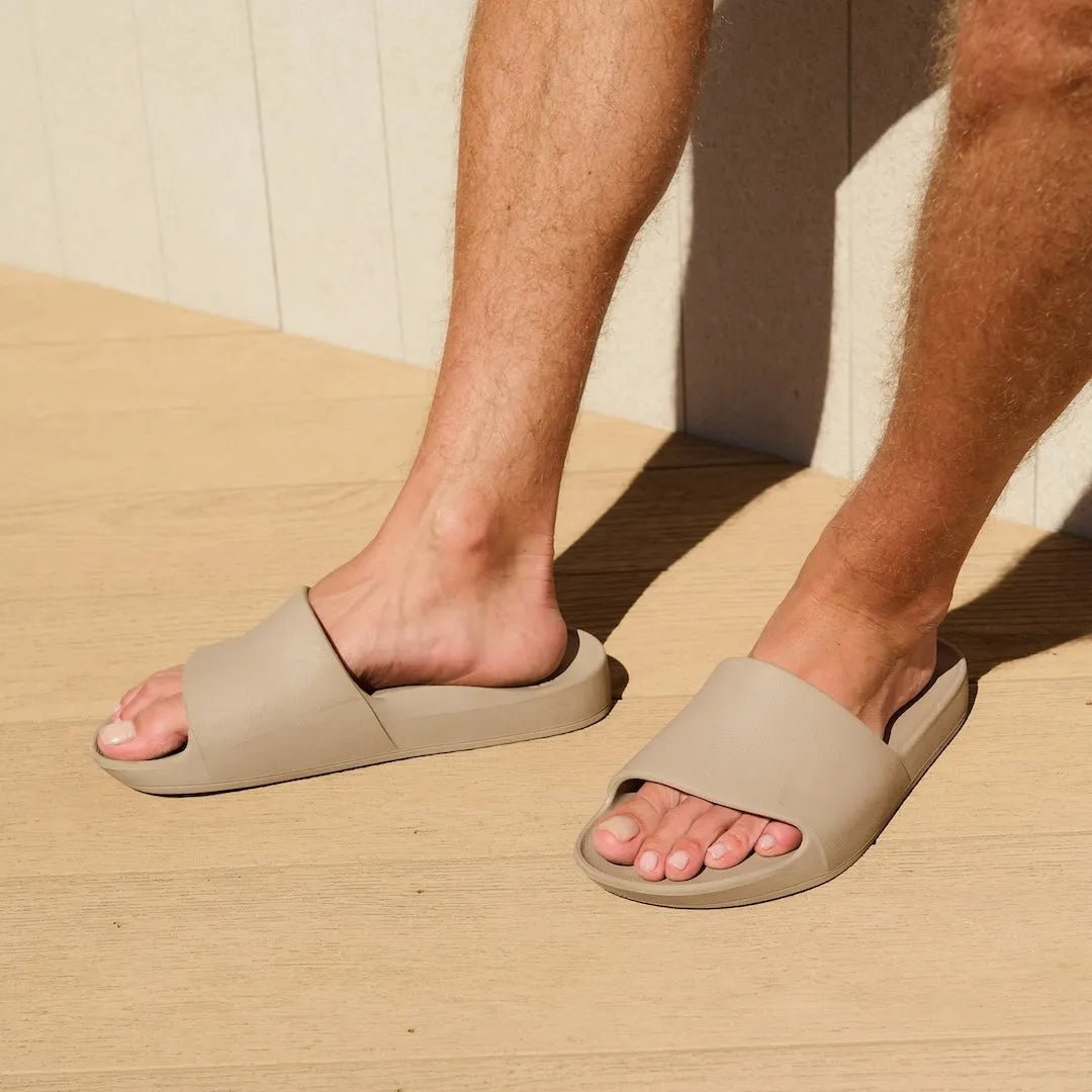 Arch Support Slides – Classic – Taupe