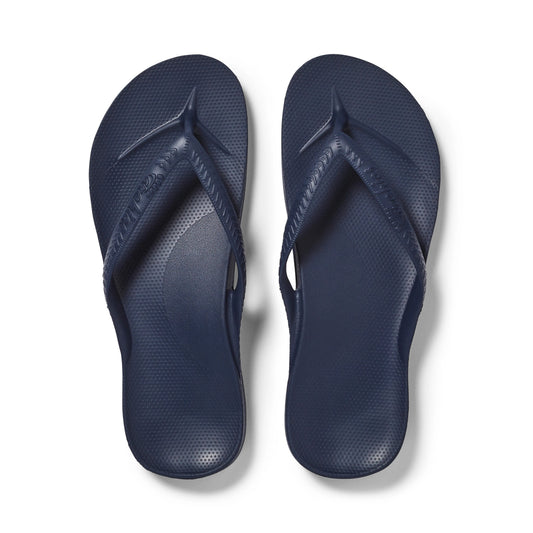 Arch Support Flip Flops – Classic – Navy