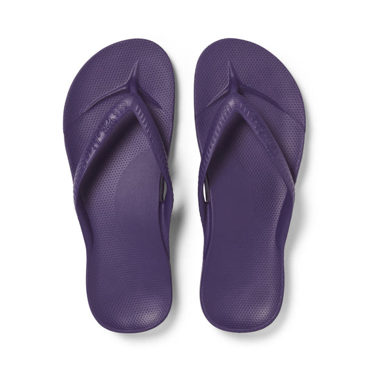 Arch Support Flip Flops – Classic – Acai Purple