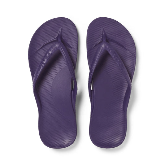 Arch Support Flip Flops – Classic – Acai Purple