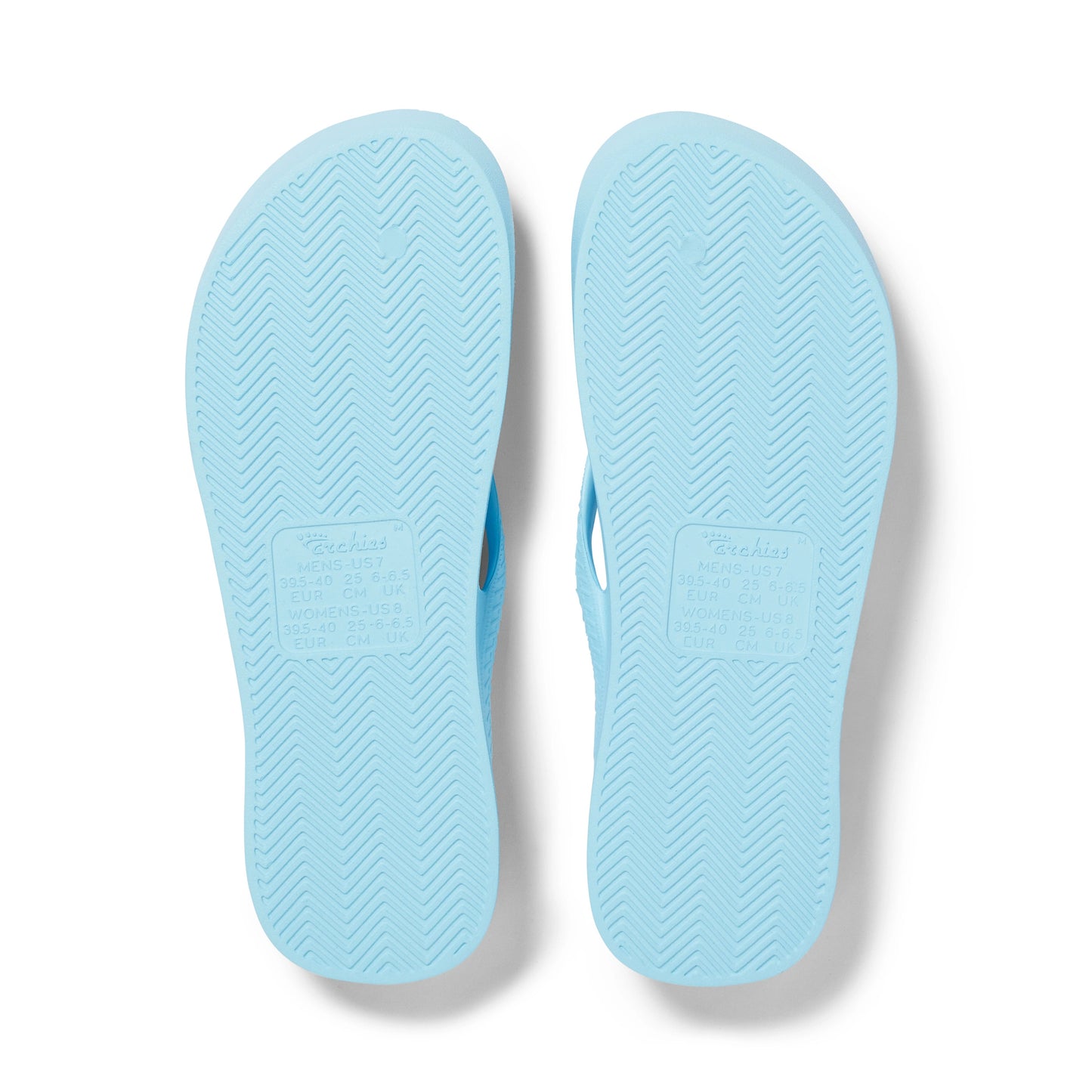 Arch Support Flip Flops – Classic – Sky Blue