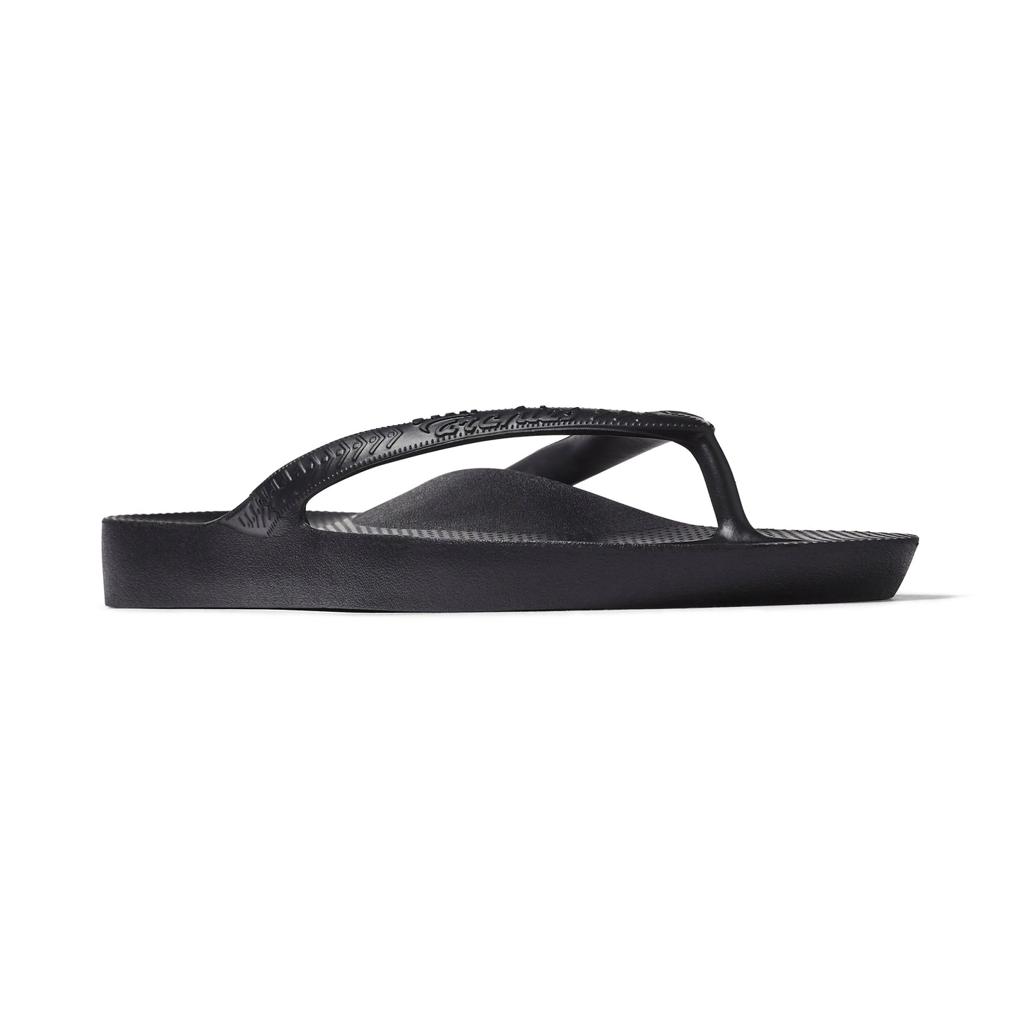 Arch Support Flip Flops – Classic – Black