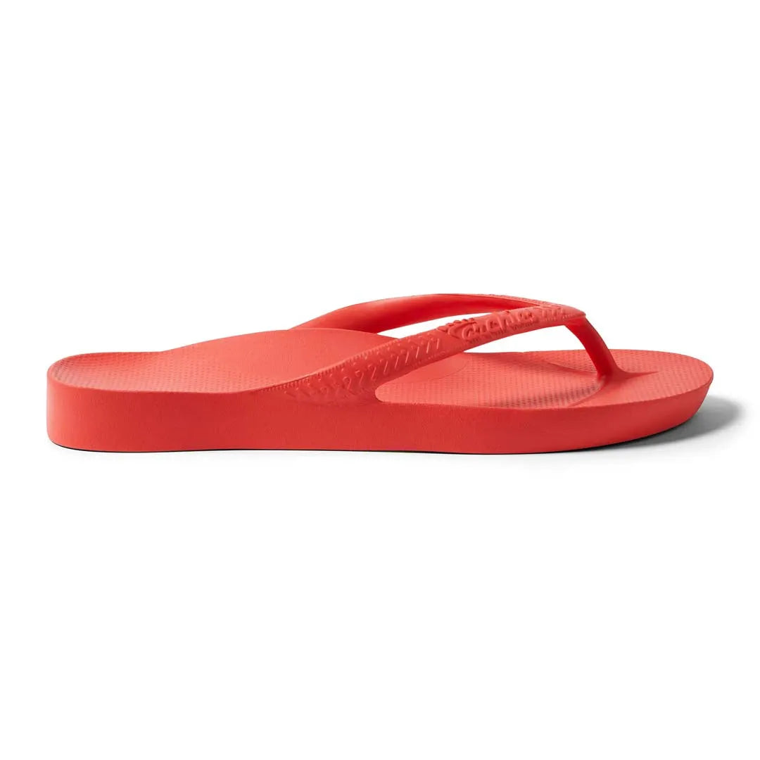 Arch Support Flip Flops – Classic – Coral