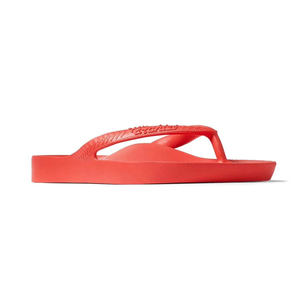 Arch Support Flip Flops – Classic – Coral