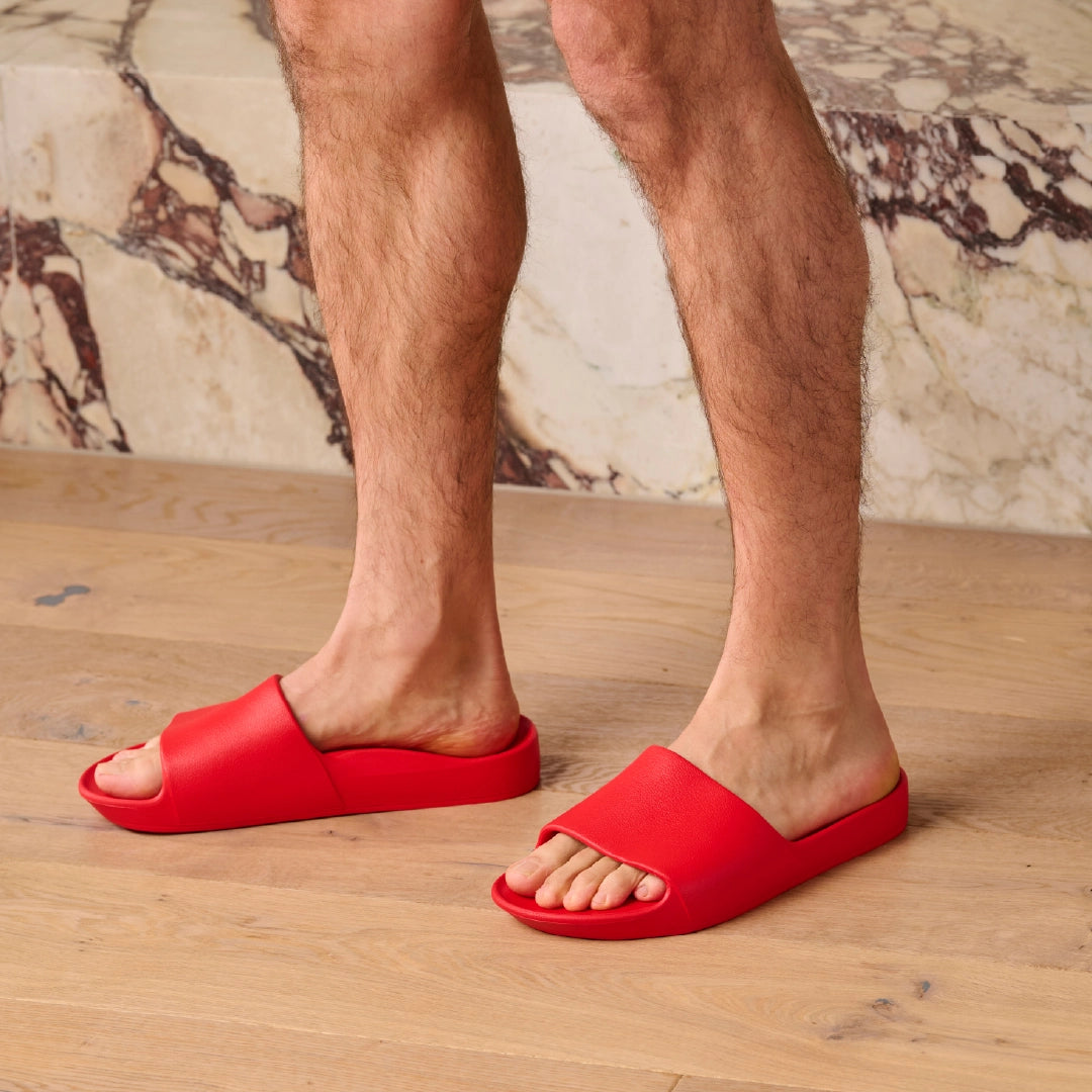Arch Support Slides – Classic – Chili Red