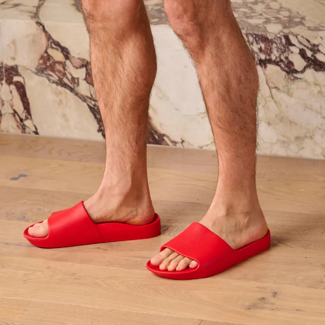 Arch Support Slides – Classic – Chili Red