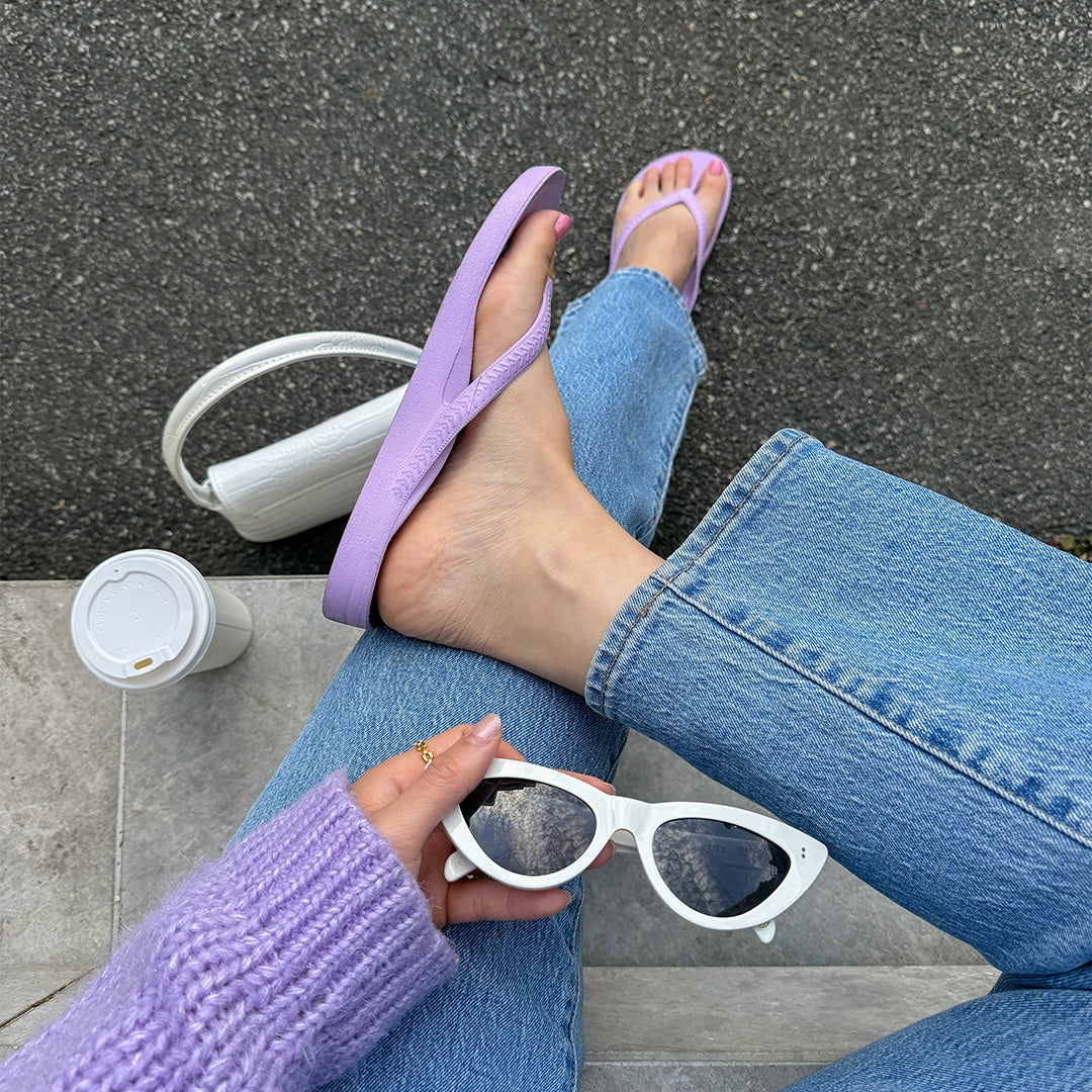 Arch Support Flip Flops – Classic – Lilac