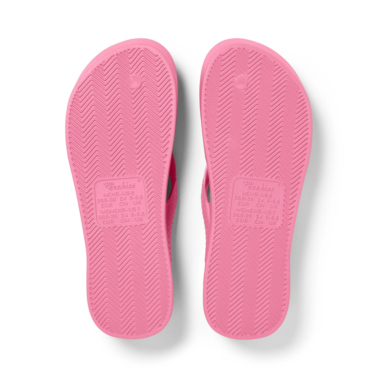 Arch Support Flip Flops – Classic – Hot Pink