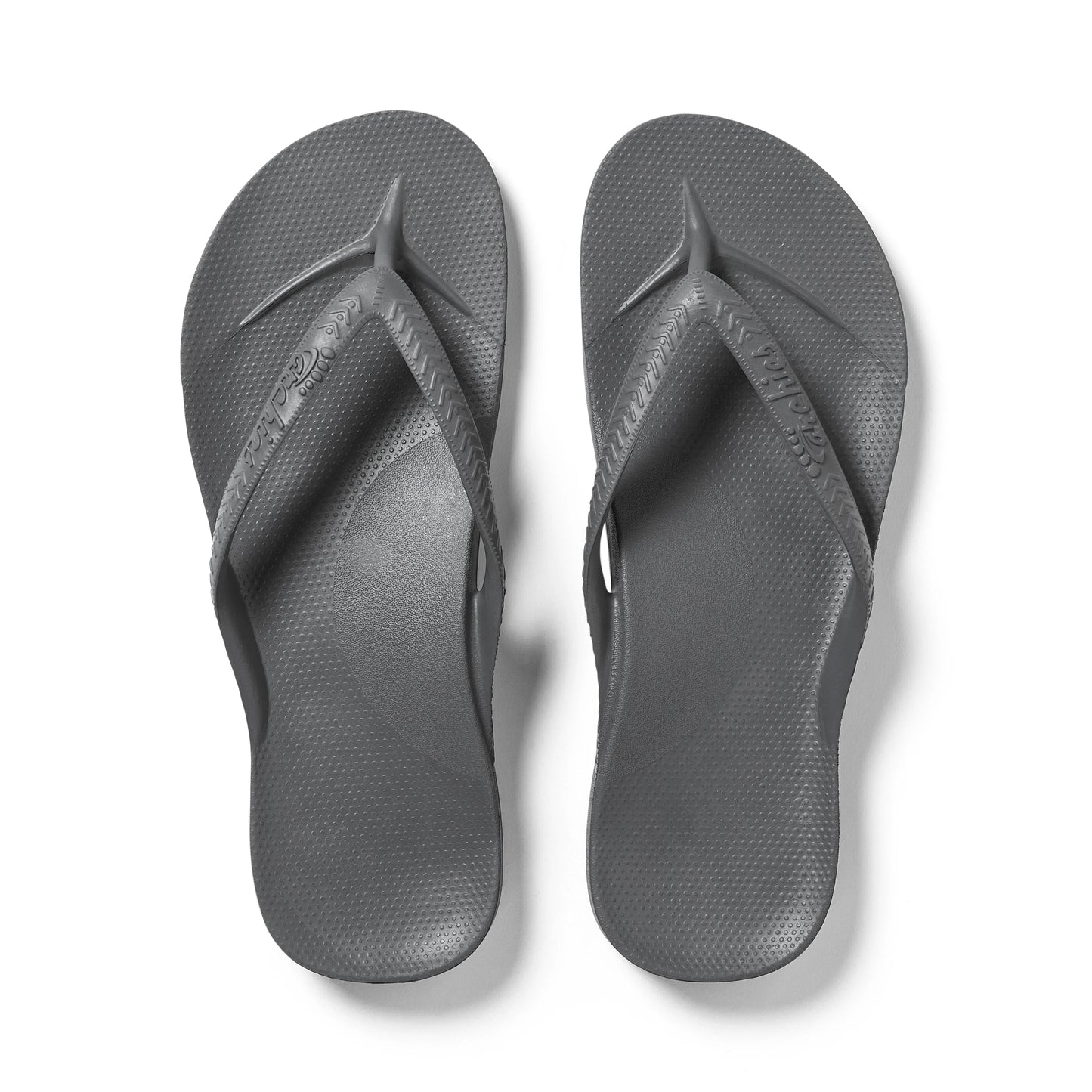 Arch Support Flip Flops – Classic – Charcoal