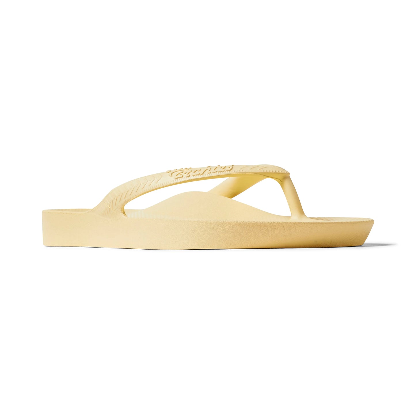 Arch Support Flip Flops – Classic – Lemon