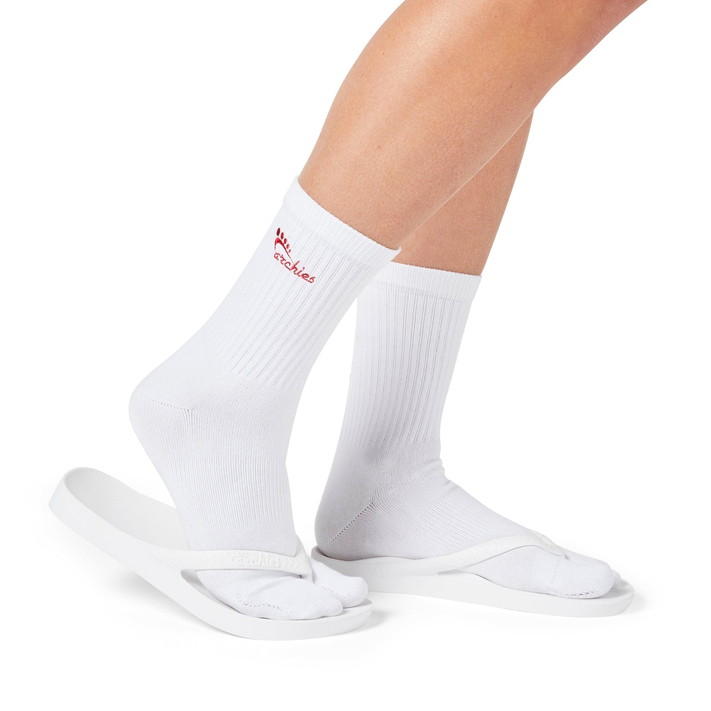 Performance Toe Socks – White