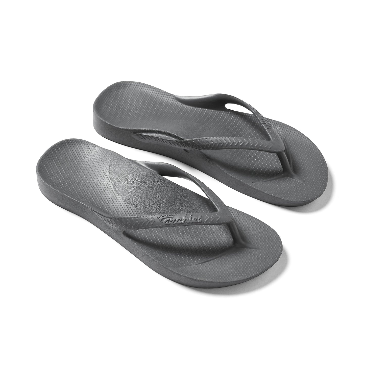 Arch Support Flip Flops – Classic – Charcoal
