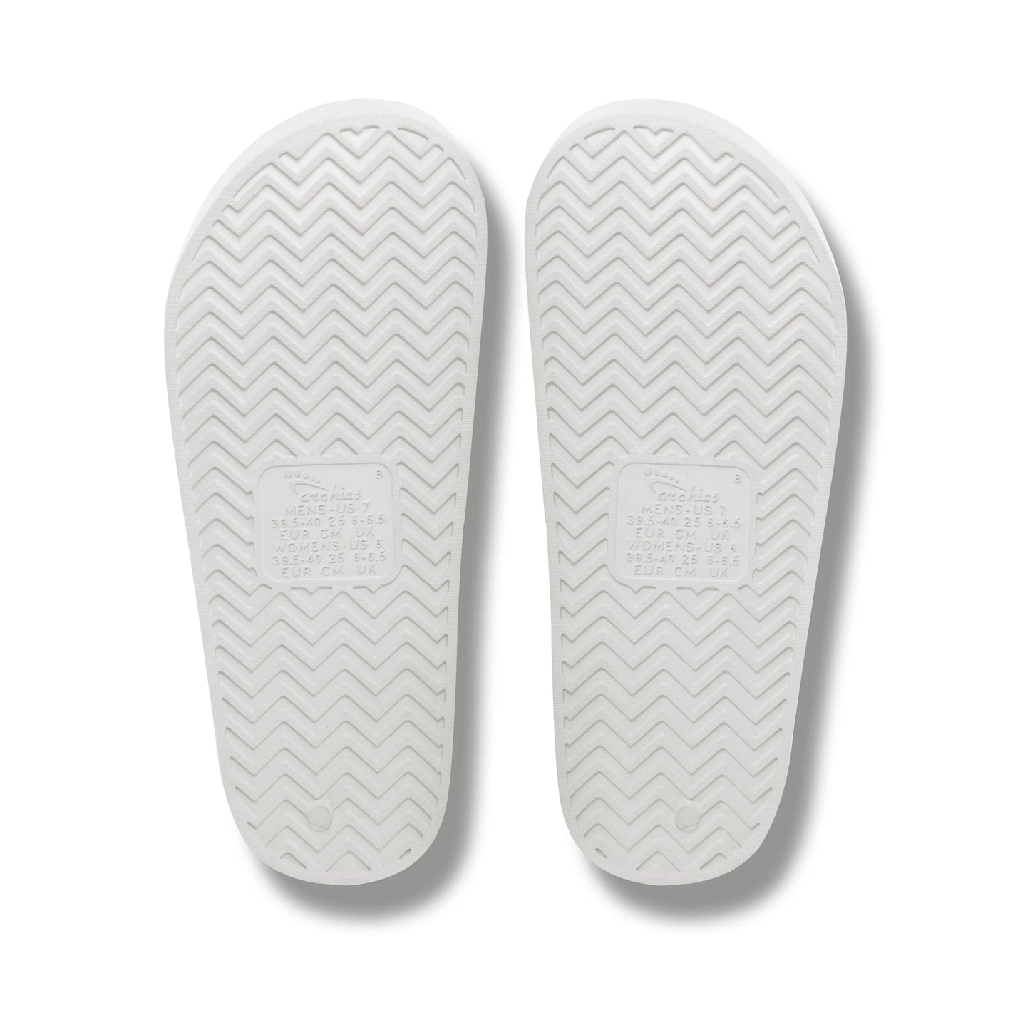 Arch Support Slides – Classic – White