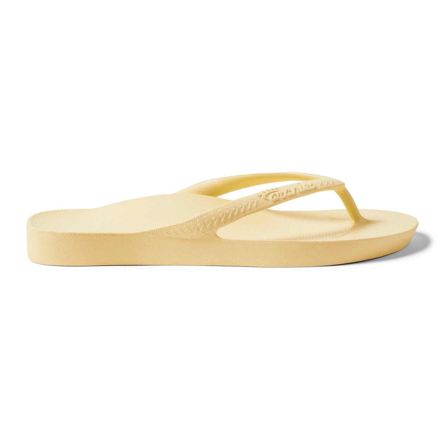 Arch Support Flip Flops – Classic – Lemon