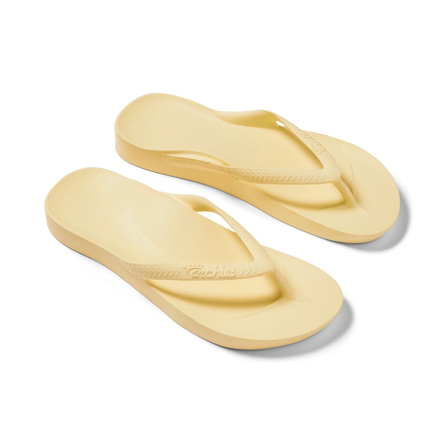 Arch Support Flip Flops – Classic – Lemon