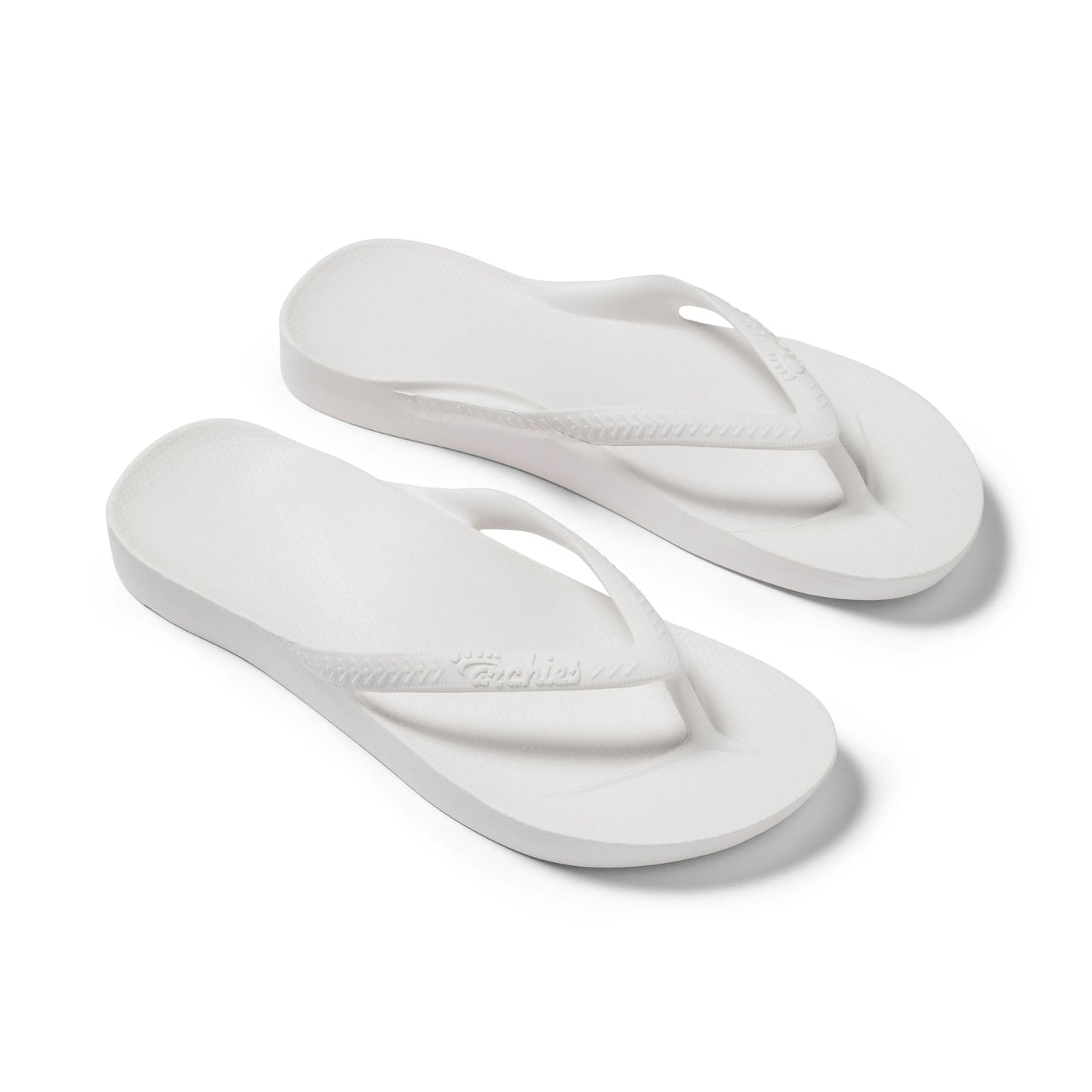 Arch Support Flip Flops – Classic – White