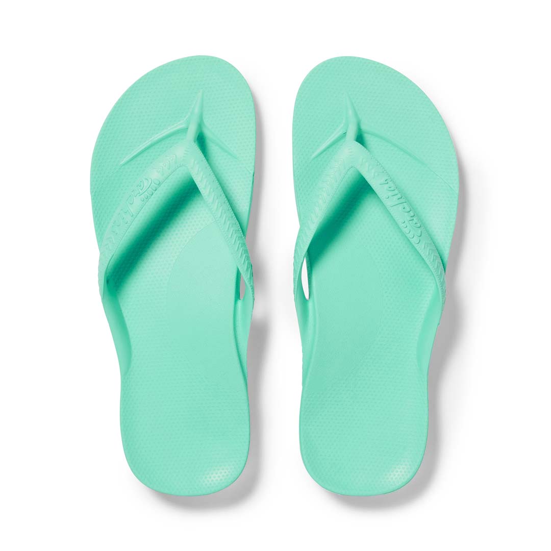 Kids – Arch Support Flip Flops – Mint
