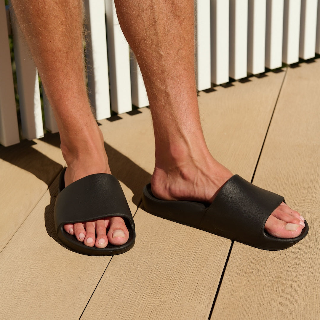 Arch Support Slides – Classic – Black