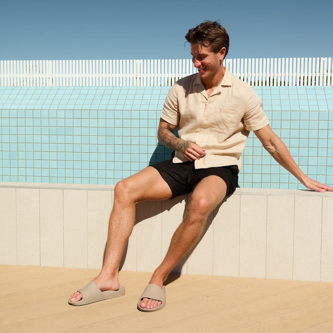 Arch Support Slides – Classic – Taupe